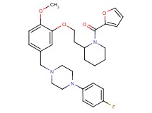 1-(4-fluorophenyl)-4-(3-{2-[1-(2-furoyl)-2-piperidinyl]ethoxy}-4-methoxybenzyl)piperazine