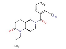 2-{[(4aS*,8aR*)-2-oxo-1-propyloctahydro-1,6-naphthyridin-6(2H)-yl]carbonyl}benzonitrile
