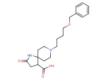 8-[4-(benzyloxy)butyl]-2-oxo-1,8-diazaspiro[4.5]decane-4-carboxylic acid