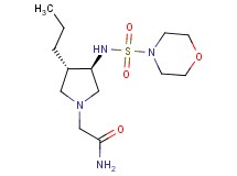 2-{rel-(3R,4S)-3-[(4-morpholinylsulfonyl)amino]-4-propyl-1-pyrrolidinyl}acetamide hydrochloride