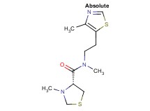 (4R)-N,3-dimethyl-N-[2-(4-methyl-1,3-thiazol-5-yl)ethyl]-1,3-thiazolidine-4-carboxamide