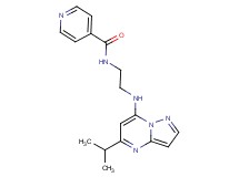 N-{2-[(5-isopropylpyrazolo[1,5-a]pyrimidin-7-yl)amino]ethyl}isonicotinamide