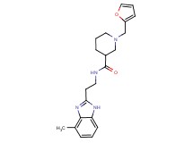 1-(2-furylmethyl)-N-[2-(4-methyl-1H-benzimidazol-2-yl)ethyl]-3-piperidinecarboxamide