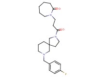1-{3-[7-(4-fluorobenzyl)-2,7-diazaspiro[4.5]dec-2-yl]-3-oxopropyl}-2-azepanone
