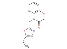 4-[(5-ethyl-1,3,4-oxadiazol-2-yl)methyl]-2H-pyrido[3,2-b][1,4]oxazin-3(4H)-one