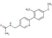 N-{[6-(4-methoxy-2-methylphenyl)pyridin-3-yl]methyl}acetamide
