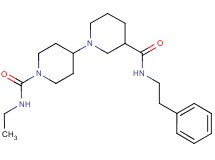 N~1~'-ethyl-N~3~-(2-phenylethyl)-1,4'-bipiperidine-1',3-dicarboxamide