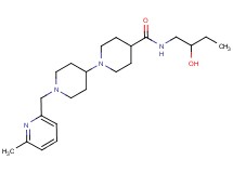 N-(2-hydroxybutyl)-1'-[(6-methyl-2-pyridinyl)methyl]-1,4'-bipiperidine-4-carboxamide