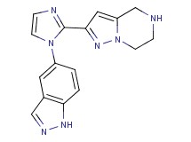2-[1-(1H-indazol-5-yl)-1H-imidazol-2-yl]-4,5,6,7-tetrahydropyrazolo[1,5-a]pyrazine hydrochloride