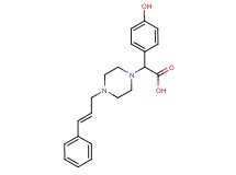 (4-hydroxyphenyl){4-[(2E)-3-phenylprop-2-en-1-yl]piperazin-1-yl}acetic acid