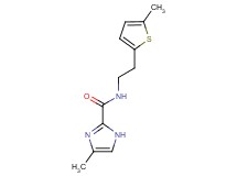 4-methyl-N-[2-(5-methyl-2-thienyl)ethyl]-1H-imidazole-2-carboxamide