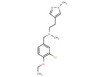 (3-chloro-4-ethoxybenzyl)methyl[2-(1-methyl-1H-pyrazol-4-yl)ethyl]amine