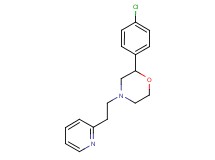 2-(4-chlorophenyl)-4-(2-pyridin-2-ylethyl)morpholine
