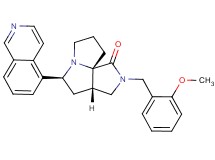 (3aS*,5S*,9aS*)-5-(5-isoquinolinyl)-2-(2-methoxybenzyl)hexahydro-7H-pyrrolo[3,4-g]pyrrolizin-1(2H)-one