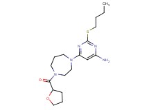 2-(butylthio)-6-[4-(tetrahydrofuran-2-ylcarbonyl)-1,4-diazepan-1-yl]pyrimidin-4-amine