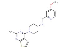 N-[(4-methoxypyridin-2-yl)methyl]-1-(2-methylthieno[2,3-d]pyrimidin-4-yl)piperidin-4-amine