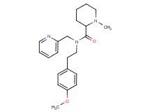 N-[2-(4-methoxyphenyl)ethyl]-1-methyl-N-(pyridin-2-ylmethyl)piperidine-2-carboxamide