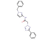 N-(1-benzyl-1H-pyrazol-3-yl)-2-(5-phenyl-2H-tetrazol-2-yl)acetamide