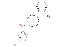 1-(2-methylphenyl)-4-[(2-methyl-1,3-thiazol-4-yl)carbonyl]-1,4-diazepane