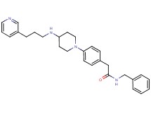 N-benzyl-2-[4-(4-{[3-(3-pyridinyl)propyl]amino}-1-piperidinyl)phenyl]acetamide