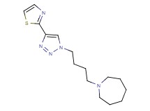 1-{4-[4-(1,3-thiazol-2-yl)-1H-1,2,3-triazol-1-yl]butyl}azepane