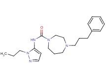 4-(3-phenylpropyl)-N-(1-propyl-1H-pyrazol-5-yl)-1,4-diazepane-1-carboxamide