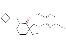 7-(cyclobutylmethyl)-2-(3,6-dimethylpyrazin-2-yl)-2,7-diazaspiro[4.5]decan-6-one