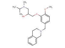 1-[5-(3,4-dihydro-2(1H)-isoquinolinylmethyl)-2-methoxyphenoxy]-3-[isopropyl(methyl)amino]-2-propanol