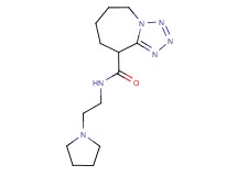 N-(2-pyrrolidin-1-ylethyl)-6,7,8,9-tetrahydro-5H-tetrazolo[1,5-a]azepine-9-carboxamide