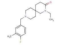 2-ethyl-9-(4-fluoro-3-methylbenzyl)-2,9-diazaspiro[5.5]undecan-3-one