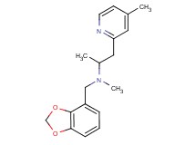 (1,3-benzodioxol-4-ylmethyl)methyl[1-methyl-2-(4-methylpyridin-2-yl)ethyl]amine