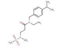N-ethyl-N-(4-isopropylbenzyl)-3-[methyl(methylsulfonyl)amino]propanamide