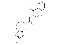 3-[2-(2-methyl-7,8-dihydro-4H-pyrazolo[1,5-a][1,4]diazepin-5(6H)-yl)-2-oxoethyl]-4(3H)-quinazolinone