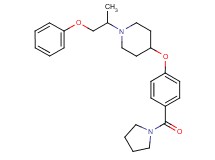 1-(1-methyl-2-phenoxyethyl)-4-[4-(1-pyrrolidinylcarbonyl)phenoxy]piperidine