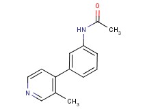 N-[3-(3-methylpyridin-4-yl)phenyl]acetamide