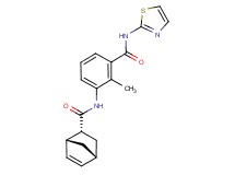 (1R*,2R*,4R*)-N-{2-methyl-3-[(1,3-thiazol-2-ylamino)carbonyl]phenyl}bicyclo[2.2.1]hept-5-ene-2-carboxamide