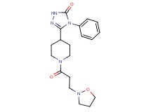 5-[1-(3-isoxazolidin-2-ylpropanoyl)piperidin-4-yl]-4-phenyl-2,4-dihydro-3H-1,2,4-triazol-3-one