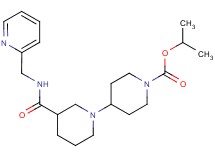 isopropyl 3-{[(pyridin-2-ylmethyl)amino]carbonyl}-1,4'-bipiperidine-1'-carboxylate