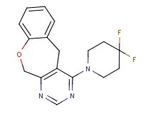4-(4,4-difluoropiperidin-1-yl)-5,11-dihydro[1]benzoxepino[3,4-d]pyrimidine
