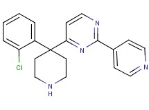 4-[4-(2-chlorophenyl)-4-piperidinyl]-2-(4-pyridinyl)pyrimidine hydrochloride