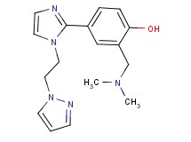 2-[(dimethylamino)methyl]-4-{1-[2-(1H-pyrazol-1-yl)ethyl]-1H-imidazol-2-yl}phenol