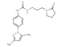 N-[4-(3,5-dimethyl-1H-pyrazol-1-yl)phenyl]-N'-[3-(2-oxopyrrolidin-1-yl)propyl]urea