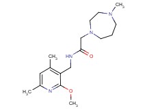N-[(2-methoxy-4,6-dimethylpyridin-3-yl)methyl]-2-(4-methyl-1,4-diazepan-1-yl)acetamide