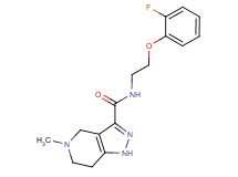 N-[2-(2-fluorophenoxy)ethyl]-5-methyl-4,5,6,7-tetrahydro-1H-pyrazolo[4,3-c]pyridine-3-carboxamide