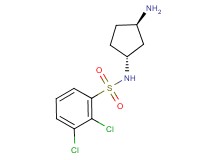 N-[rel-(1R,3R)-3-aminocyclopentyl]-2,3-dichlorobenzenesulfonamide hydrochloride