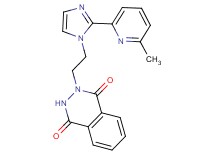 2-{2-[2-(6-methylpyridin-2-yl)-1H-imidazol-1-yl]ethyl}-2,3-dihydrophthalazine-1,4-dione