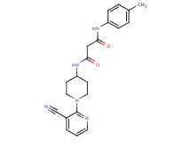 N-[1-(3-cyanopyridin-2-yl)piperidin-4-yl]-N'-(4-methylphenyl)malonamide