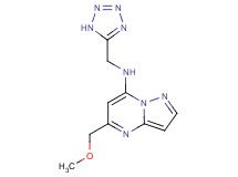 5-(methoxymethyl)-N-(1H-tetrazol-5-ylmethyl)pyrazolo[1,5-a]pyrimidin-7-amine