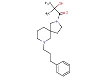 2-methyl-1-oxo-1-[7-(3-phenylpropyl)-2,7-diazaspiro[4.5]dec-2-yl]-2-propanol