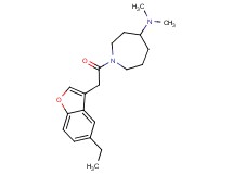 1-[(5-ethyl-1-benzofuran-3-yl)acetyl]-N,N-dimethyl-4-azepanamine